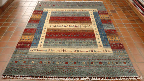 Handmade Afghan Loribaft rug - 308633