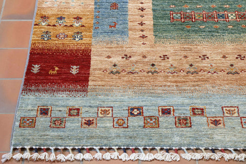 Handmade Afghan Loribaft rug - 308637